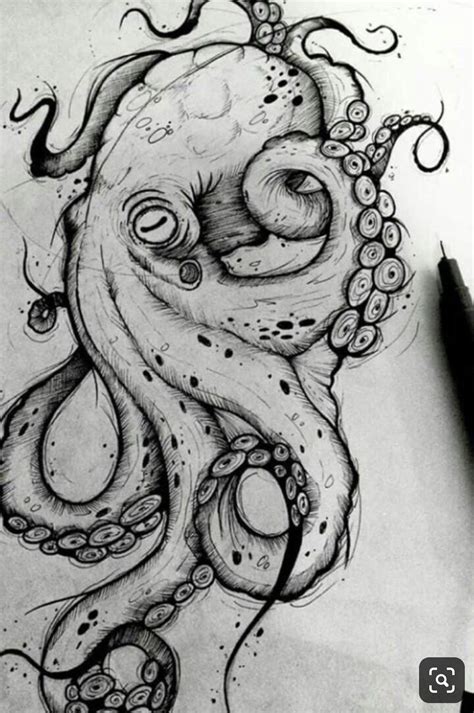 cool octopus tattoo|octopus tattoo drawing.